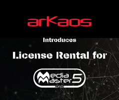 ArKaos License Rental for Media Master Pro 5.6 (Foto: © ArKaos)