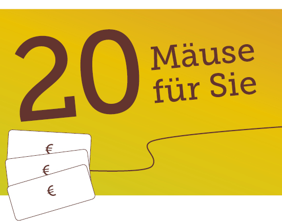 20 faire Computermäuse und 20 Euro bei Herbstaktion der EC Bioenergie erhalten