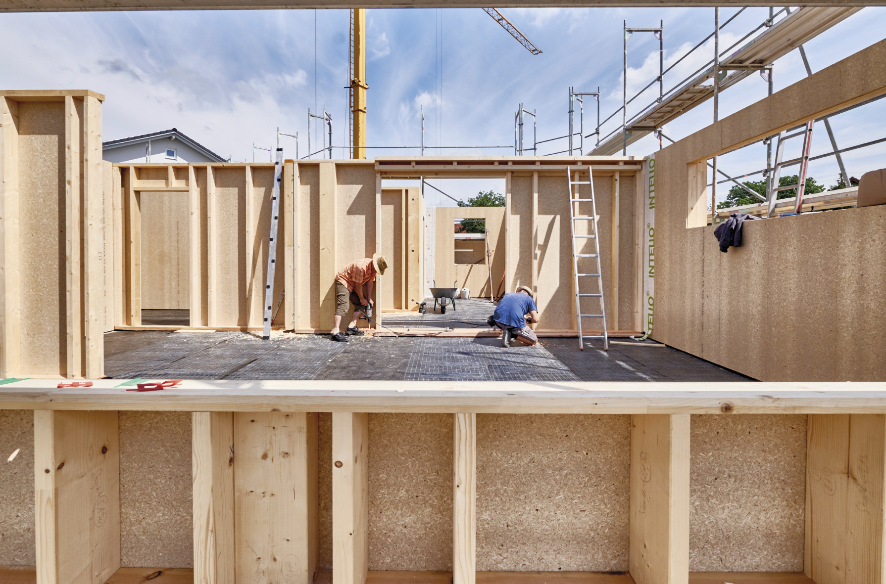 Holzbau mit esb Plus Platte
