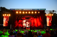 Pur auf dem Emsland Open Air in Lingen, beleuchtet von Chauvet Professional