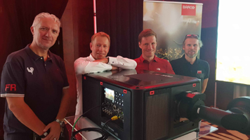 V. l. n. r.: Peter Leenen,Thierry Heldenbergh, Peter Pauwels, Alexis Skatchkoff, (Foto: AED group) V. l. n. r.: Peter Leenen,Thierry Heldenbergh, Peter Pauwels, Alexis Skatchkoff, (Foto: AED group)
