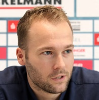 (Jocki_Foto, Erlangen) „Gegen Balingen werden wir uns nicht verstecken“, so Kevin Schmidt vom HCE (Jocki_Foto, Erlangen) „Gegen Balingen werden wir uns nicht verstecken“, so Kevin Schmidt vom HCE