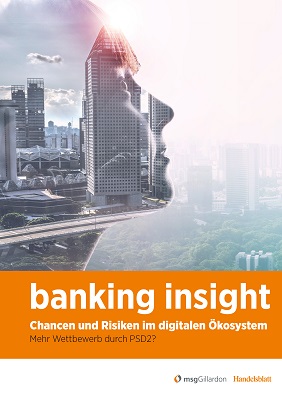 Die aktuelle Ausgabe der Studie banking insight von msgGillardon und Handelsblatt ist erschienen Die aktuelle Ausgabe der Studie banking insight von msgGillardon und Handelsblatt ist erschienen