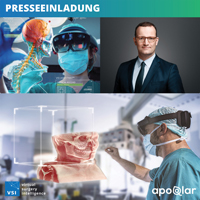 Presseeinladung: Jens Spahn informiert sich über Holomedizin