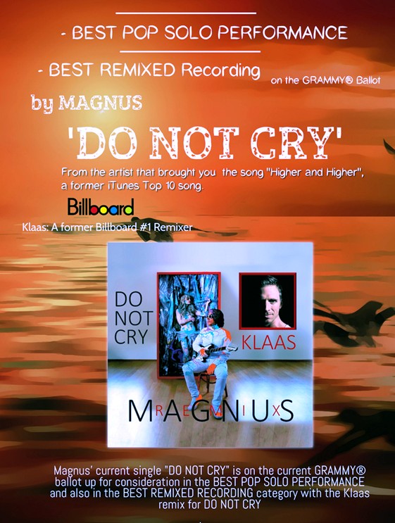 MAGNUS wurde vorgeschlagen für den Grammy Award 2019 MAGNUS wurde vorgeschlagen für den Grammy Award 2019