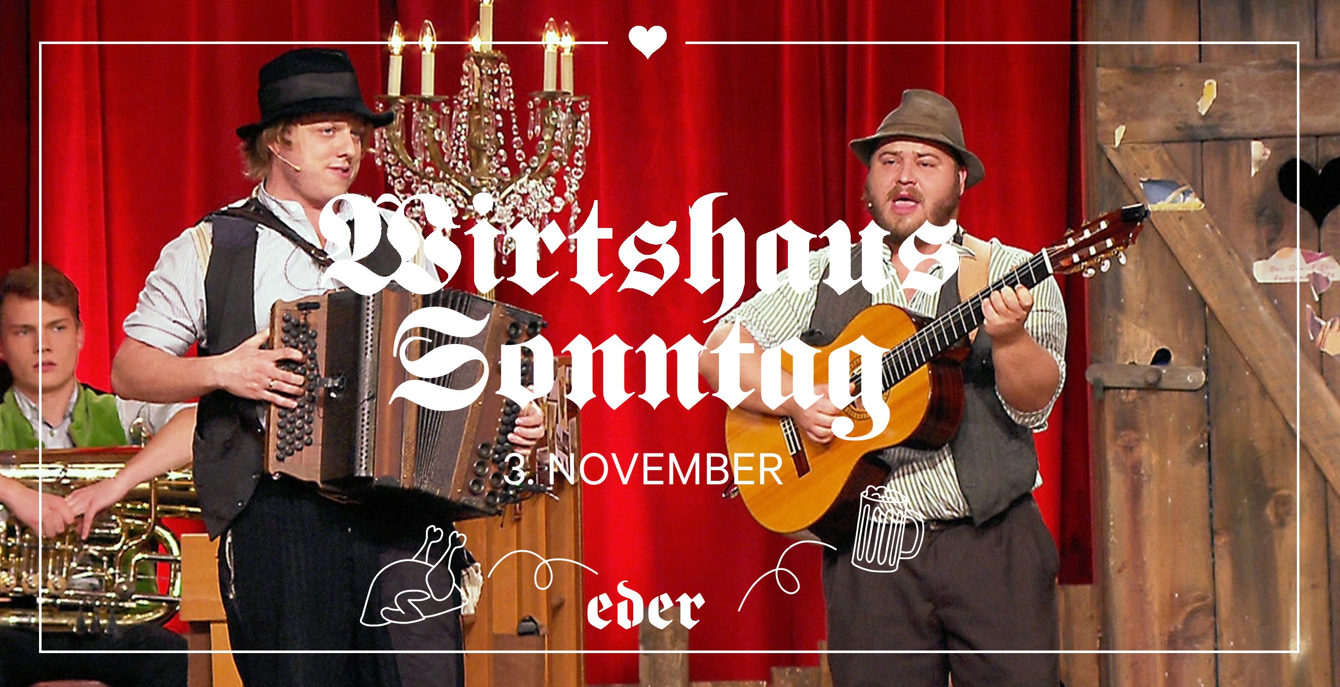 Kultiger Wirtshaus-Sonntag im Hotel Eder in Maria Alm