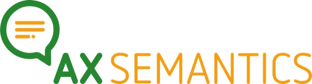 Logo AX Semantics (Bildquelle: @AX Semantics) Logo AX Semantics (Bildquelle: @AX Semantics)