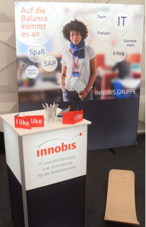 Messestand der innobis AG Messestand der innobis AG