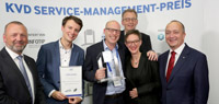 Die Gewinner des KVD Service-Management-Preises 2019 Die Gewinner des KVD Service-Management-Preises 2019