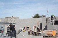 Die Erweiterung der Kita Paukenzwerge erfolgt mit Wandbaustoffen von Bisotherm Die Erweiterung der Kita Paukenzwerge erfolgt mit Wandbaustoffen von Bisotherm