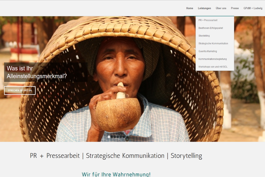 Dieüberarbeitete Startseite der SC Lötters Homepage