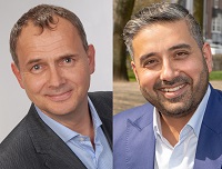 Myrko Rudolph (exapture) und Khaled Daftari (BCT)
