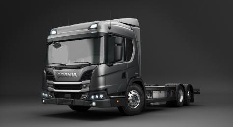 Der Scania L 320 Hybrid-Lkw. Bild: Scania