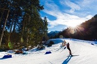 Publikumslauf in der Chiemgau Arena (Ruhpolding Tourismus GmbH)