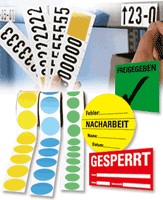 Lagerplatzkennzeichen und Organisationsetiketten Lagerplatzkennzeichen und Organisationsetiketten