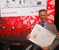 Christian Grünbart bei der Verleihung des oö. Innovationspreis Tourismus (Hotel AVIVA)