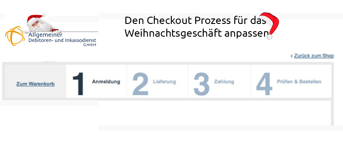 Den Checkout Prozess für das Weihnachtsgeschäft anpassen Den Checkout Prozess für das Weihnachtsgeschäft anpassen