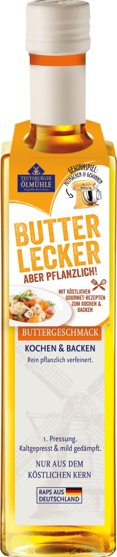 Das Raps-Kernöl KOCHEN& BACKEN der TeutoburgerÖlmühle Das Raps-Kernöl KOCHEN& BACKEN der TeutoburgerÖlmühle