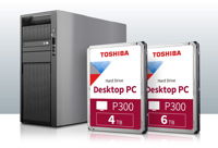 Die internen P300-Desktop-HDDs mit 4TB und 6TB (Quelle: Toshiba Electronics Europe) Die internen P300-Desktop-HDDs mit 4TB und 6TB (Quelle: Toshiba Electronics Europe)