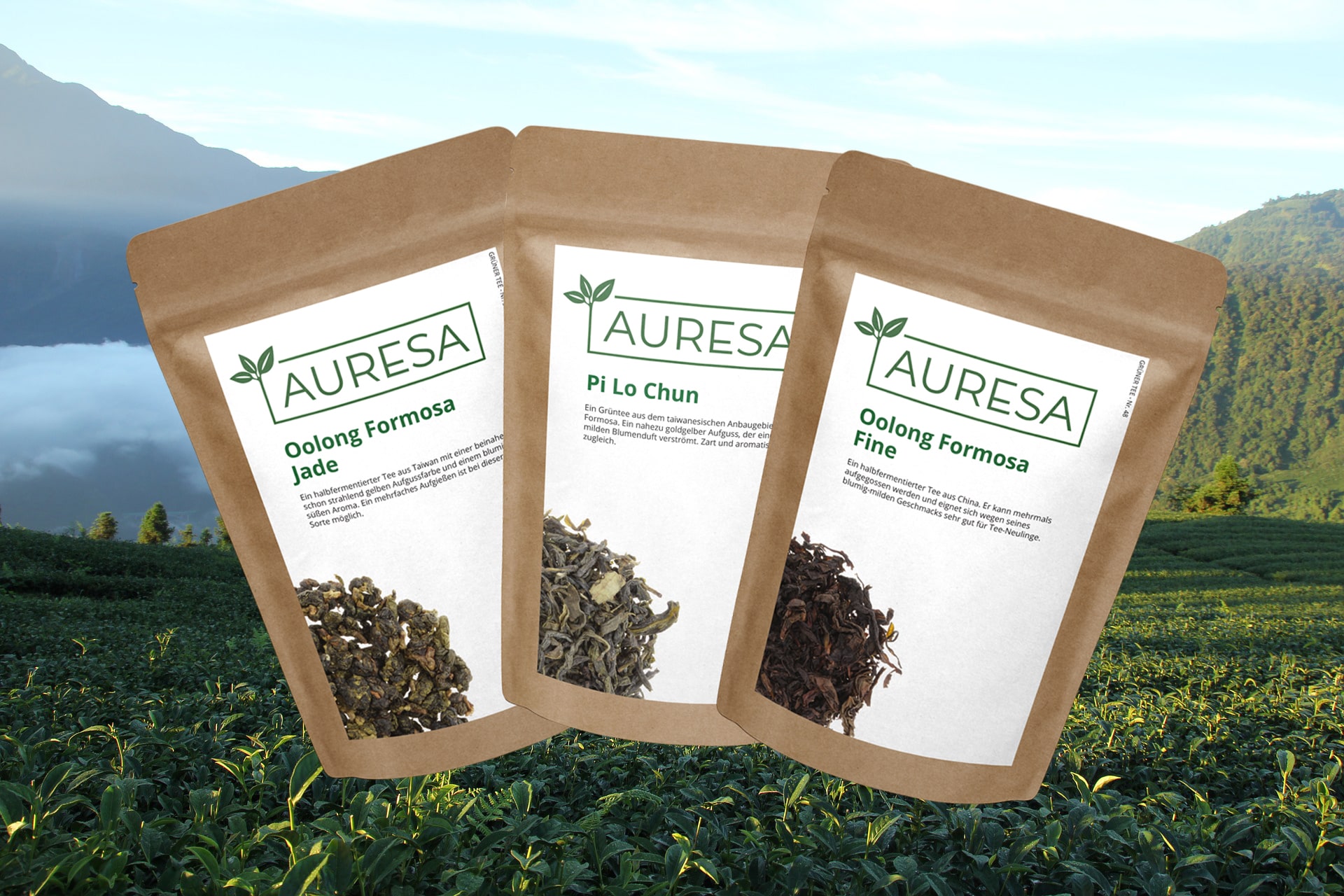 Wunderschöner"Formosa Oolong Tee"