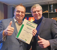 (v.l.): Direktor Christian Schmidt und Frank Denker, Kreisvorsitzender DEHOGA Schleswig-Holstein (v.l.): Direktor Christian Schmidt und Frank Denker, Kreisvorsitzender DEHOGA Schleswig-Holstein