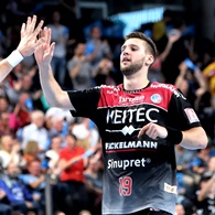 (Jocki_Foto, Erlangen) HC Erlangen: Einen besonderen Anteil am Erfolg gegen Minden hatte Sime Ivic (Jocki_Foto, Erlangen) HC Erlangen: Einen besonderen Anteil am Erfolg gegen Minden hatte Sime Ivic
