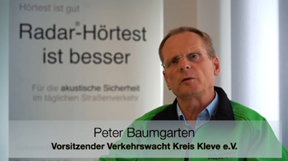 Peter Baumgarten, Vorsitzender Verkehrswacht Kreis Kleve e.V.