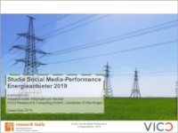 Studie Social Media-Performance Energieanbieter 2019