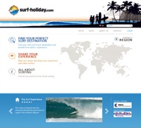Screenshot surf-holiday.com Screenshot surf-holiday.com