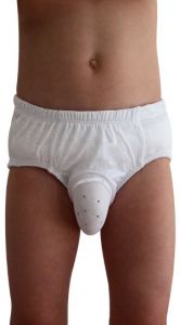 Beschneidungsunterhose für Kinder in Frontalansicht Beschneidungsunterhose für Kinder in Frontalansicht