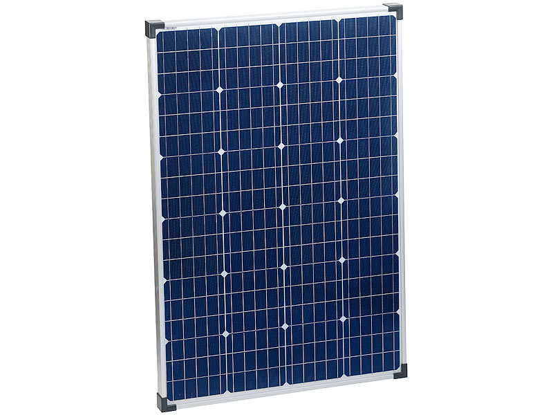 revolt Mobiles Solarpanel mit monokristallinen Solarzellen, 110 Watt, www.pearl.de
