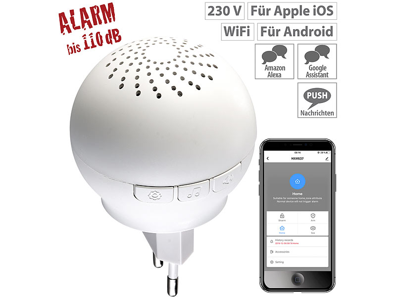 VisorTech Funk-WLAN-Gateway RC-200.mhz zum Einbinden von 433-MHz-Geräten, www.pearl.de VisorTech Funk-WLAN-Gateway RC-200.mhz zum Einbinden von 433-MHz-Geräten, www.pearl.de