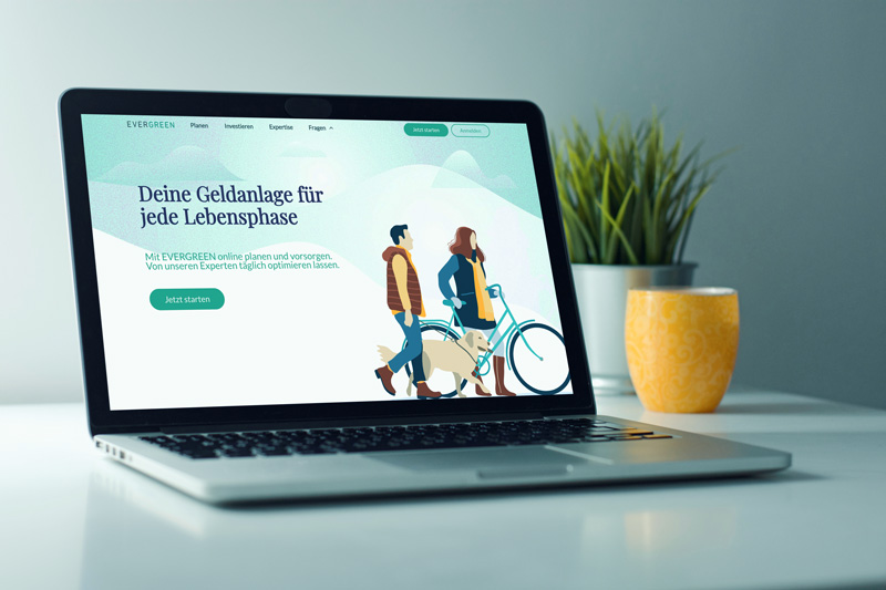Online-Plattform von EVERGREEN