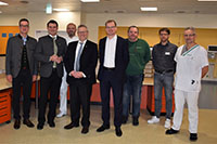 v.l.: Dr. Ramming, Ebeling, Dr. Unterburger, Feller, Aach, Donhauser, Scharf, Kastner (Bild: Krebs) v.l.: Dr. Ramming, Ebeling, Dr. Unterburger, Feller, Aach, Donhauser, Scharf, Kastner (Bild: Krebs)