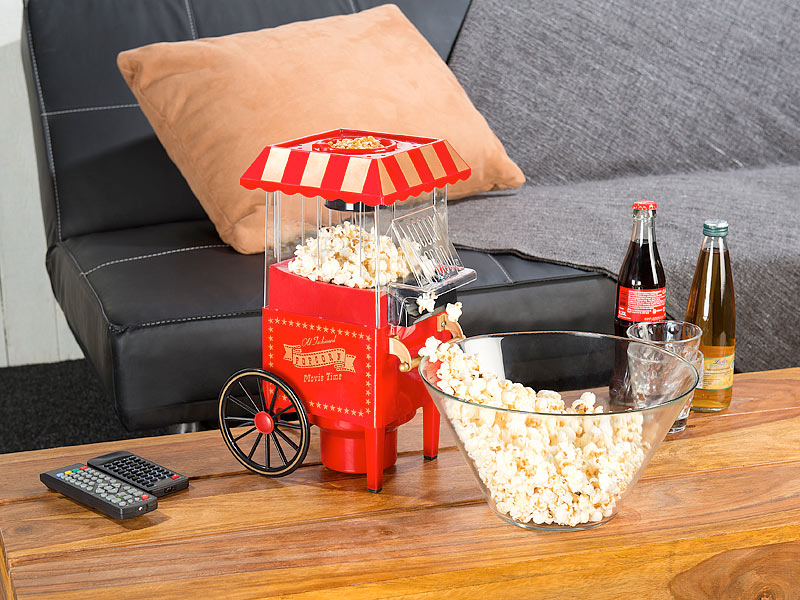 Rosenstein& Söhne Retro-Heißluft-Popcorn-Maschine"Vintage", www.pearl.de