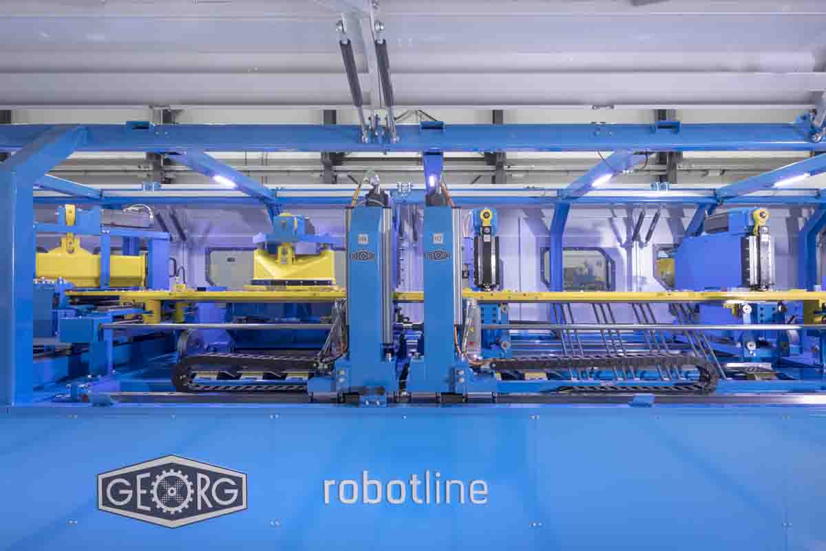 Schneid- und Stanzteil einer GEORG precisioncut TBA robotline.