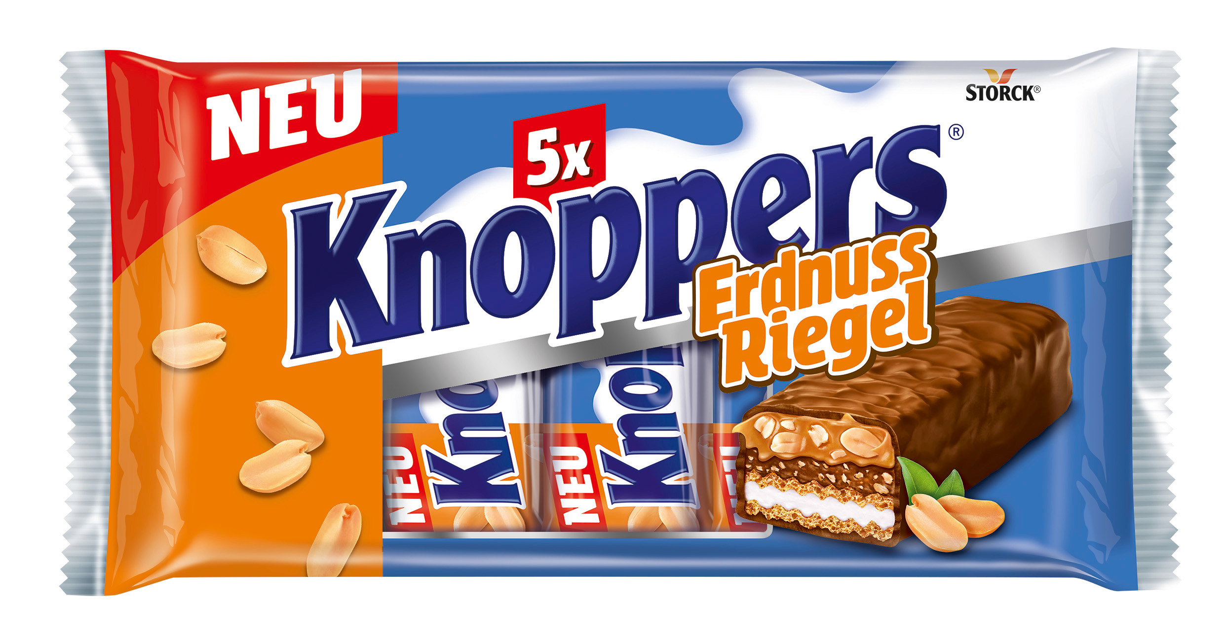 Der neue Knoppers ErdnussRiegel - gibt es auch als KokosRiegel (Bildquelle:©Storck) Der neue Knoppers ErdnussRiegel - gibt es auch als KokosRiegel (Bildquelle:©Storck)