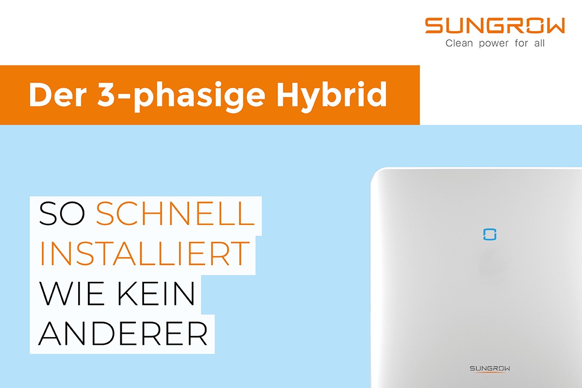 Der neue Hybrid Wechselrichter von Sungrow
