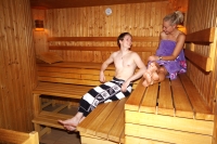 Die Wellnessoase bietet Entspannung nach dem Skitag.