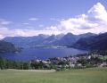 Blick auf St. Gilgen am Wolfgangsee im Salzkammergut Blick auf St. Gilgen am Wolfgangsee im Salzkammergut
