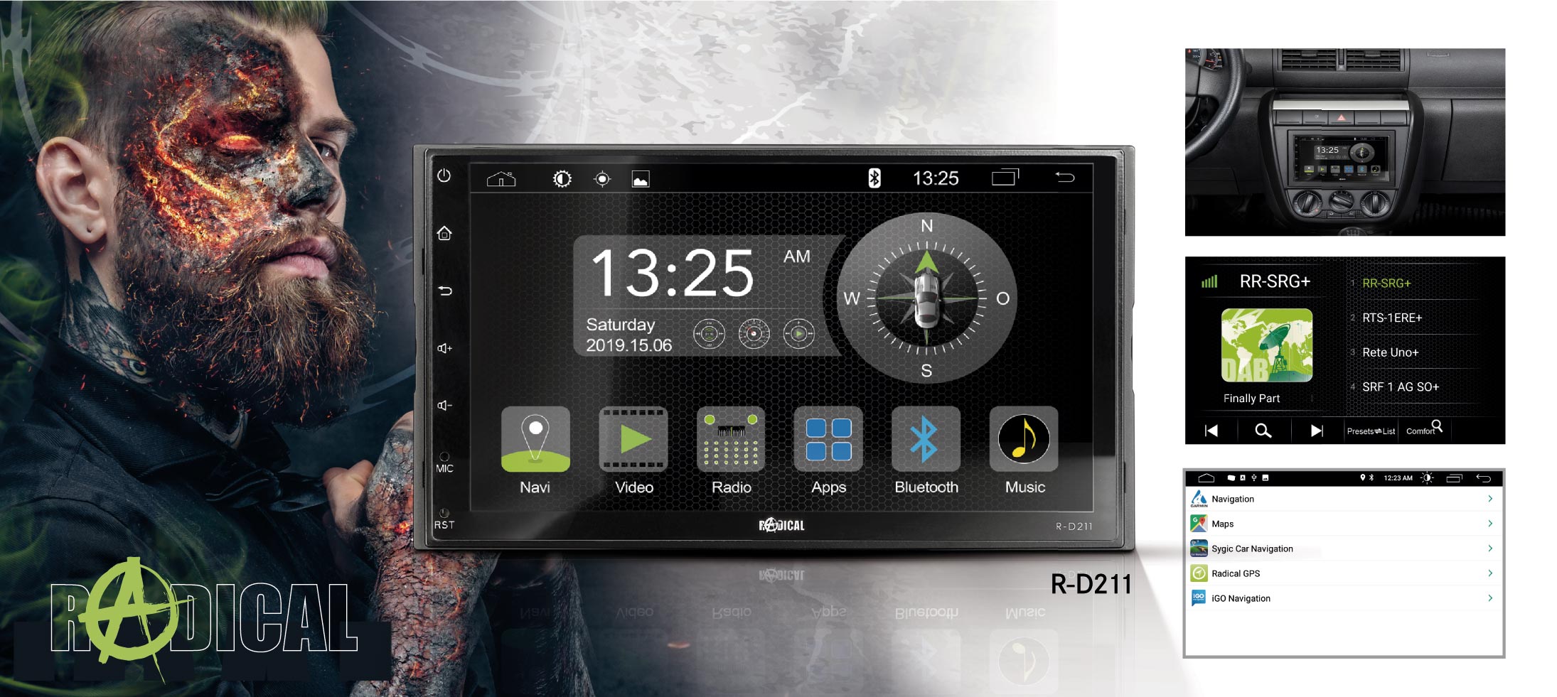 RADICAL R-D211?neuer 2-DIN Infotainer RADICAL R-D211?neuer 2-DIN Infotainer