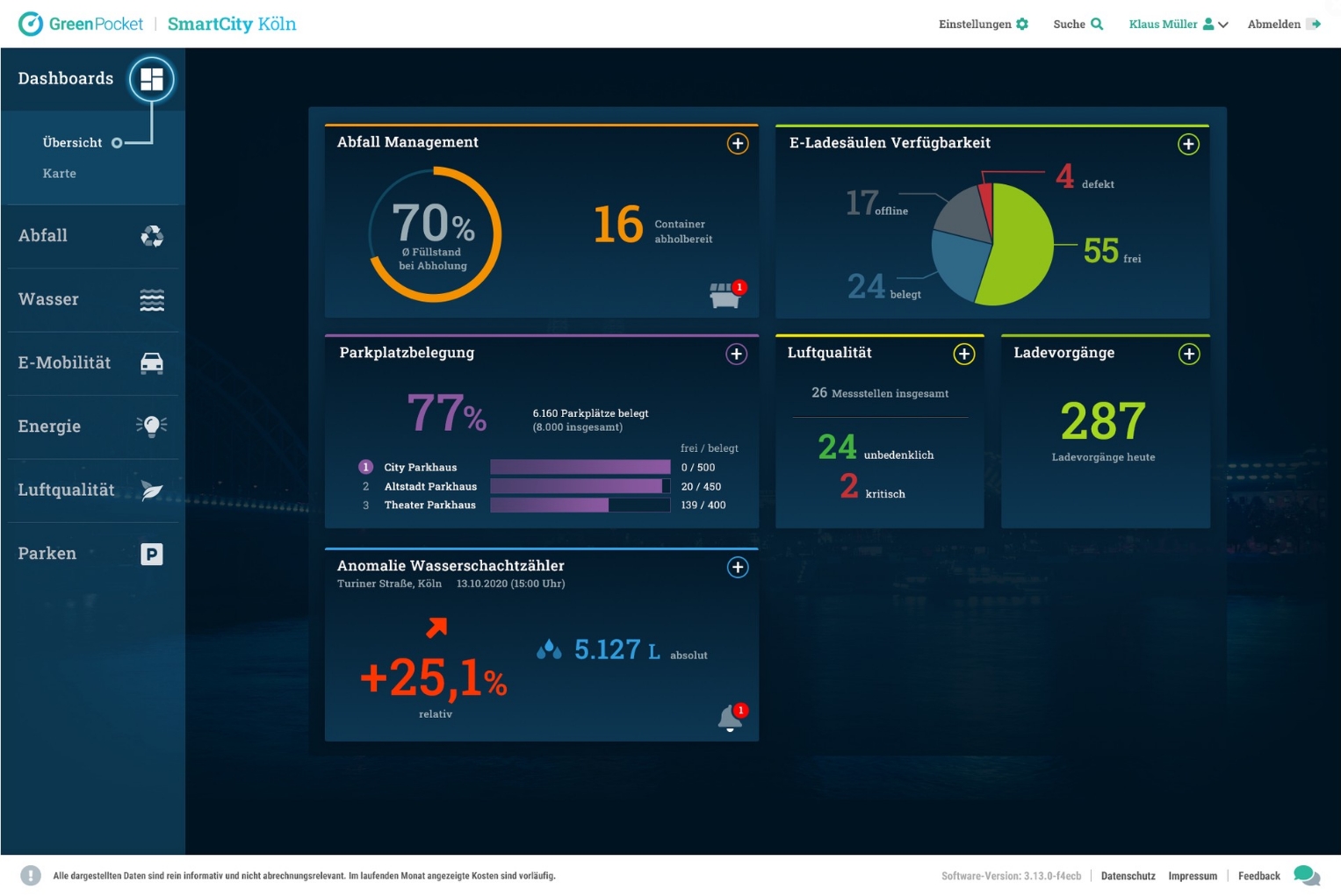 Smart-City-Dashboard by GreenPocket Smart-City-Dashboard by GreenPocket