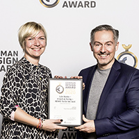 Vanessa Baumann und Michael Kehm bei der Award Verleihung in Frankfurt. Vanessa Baumann und Michael Kehm bei der Award Verleihung in Frankfurt.