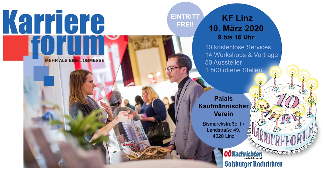 Karriereforum Linz (Bildquelle: SN/neumayr.cc) Karriereforum Linz (Bildquelle: SN/neumayr.cc)
