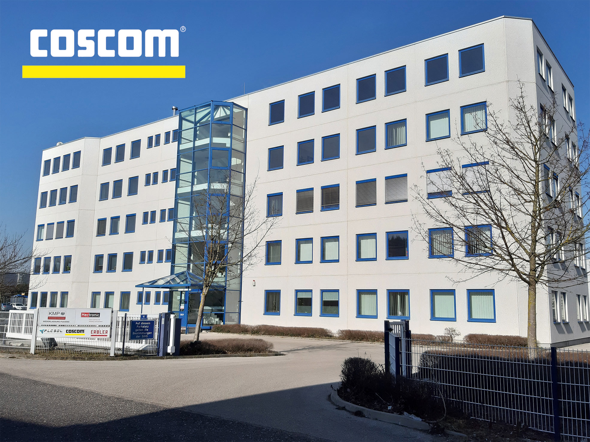 Dasösterreichische Team der COSCOM Computer GmbH ist in den Businesspark Pucking-Ost umgezogen Dasösterreichische Team der COSCOM Computer GmbH ist in den Businesspark Pucking-Ost umgezogen
