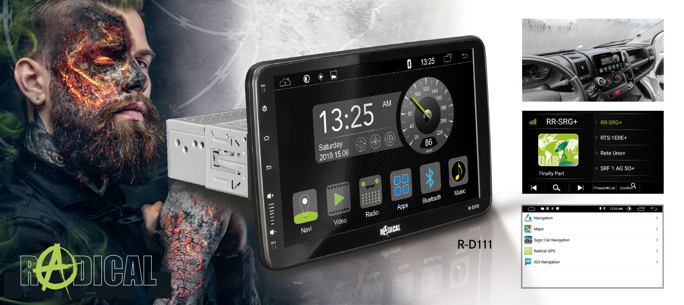 RADICAL R-D111?neuer 1-DIN Infotainer RADICAL R-D111?neuer 1-DIN Infotainer