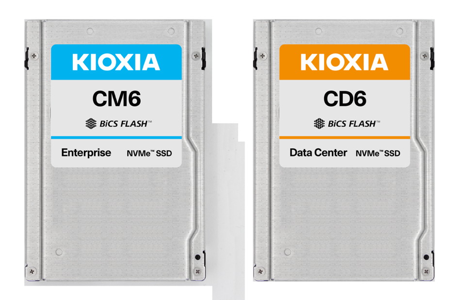 NVMe-SSDs der Serien CM6 und CD6 von KIOXIA (Quelle: KIOXIA) NVMe-SSDs der Serien CM6 und CD6 von KIOXIA (Quelle: KIOXIA)