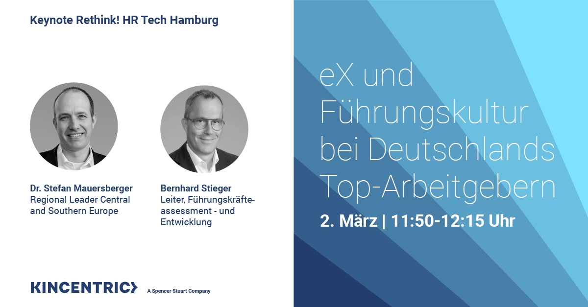 Kincentric Keynote auf der Rethink! HR Tech DACH Kincentric Keynote auf der Rethink! HR Tech DACH