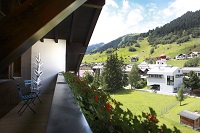 Ausblick vom Balkon (VALLUGA Hotel)