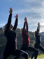 Yoga in den Bergen (c) ALPS Fitness Academy (Castello Königsleiten)